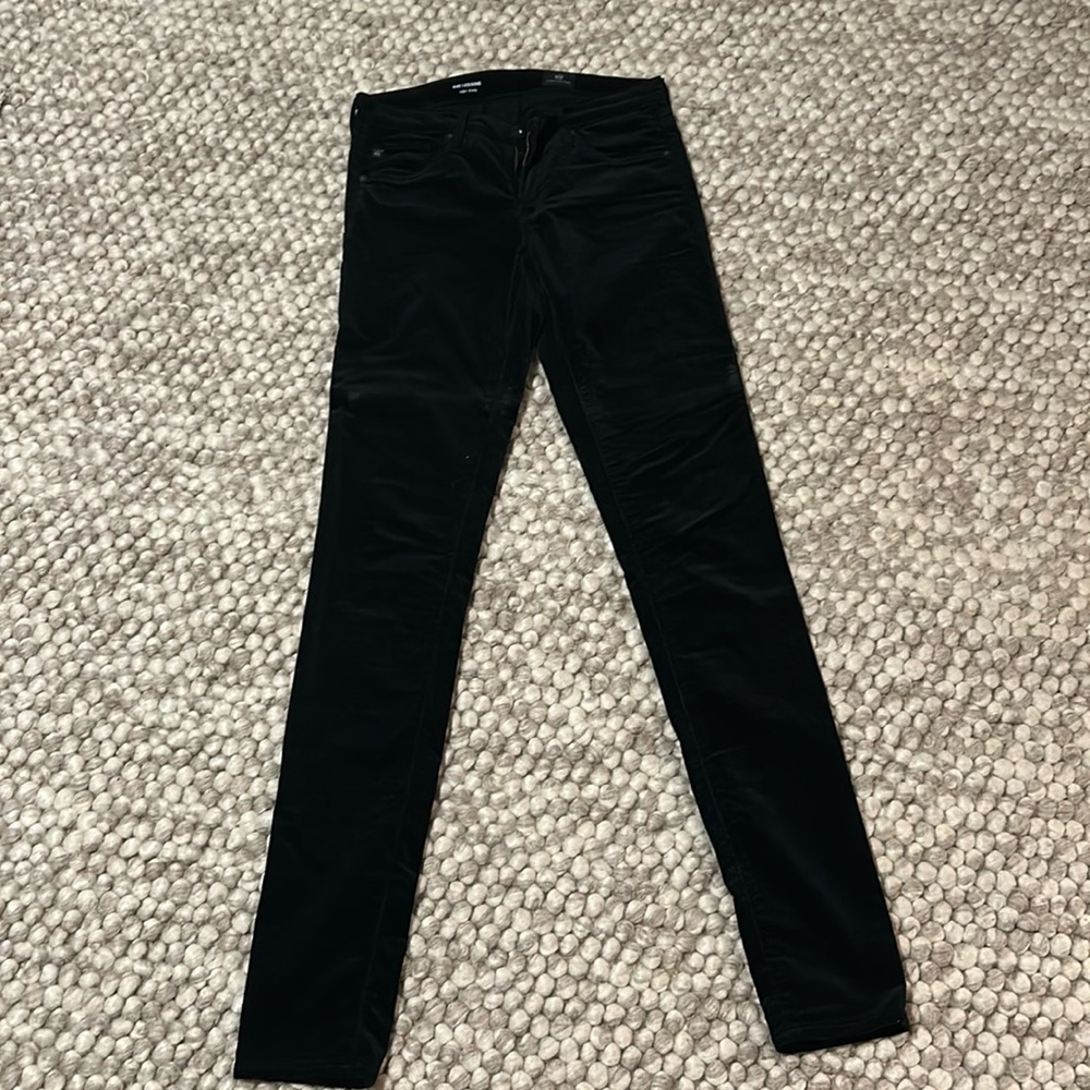 AG Black Velvet Jeans